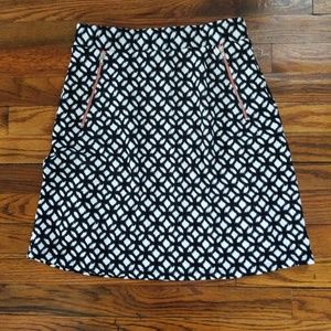 Le Lis Maura Zip Pocket Skirt